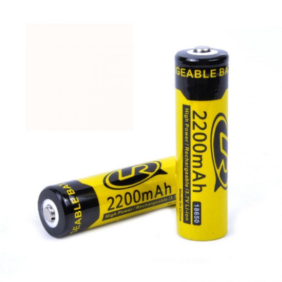 2PCS LR 18650 3.7V 2200mAh Rechargeable Lithium Battery for Flashlight Tools 2PCS LR 18650 3.7V 2200mAh Rechargeable Lithium Battery for Flashlight Tools