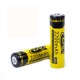 2PCS LR 18650 3.7V 2200mAh Rechargeable Lithium Battery for Flashlight Tools