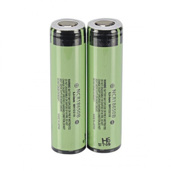 2PCS NCR18650B 3400mAh 3.7V Gold Plating Protected Rechargeable Li-ion Battery