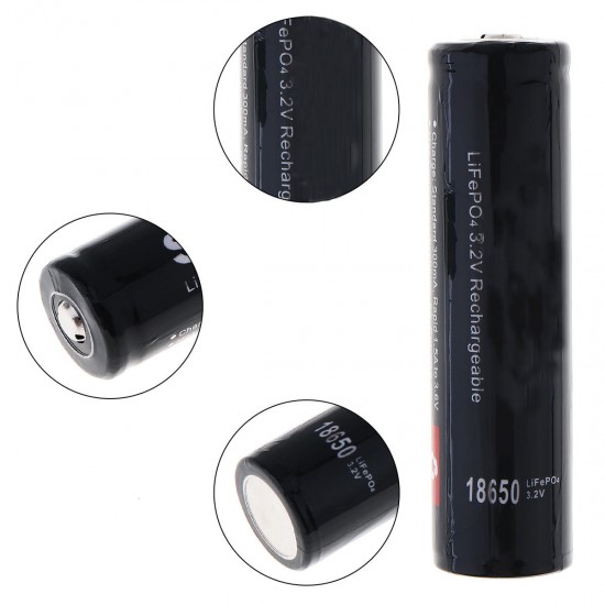 2PCS 3.2v 1800mah 18650 LiFePO4 Battery With Protected PCB + Battery Case 2PCS 3.2v 1800mah 18650 LiFePO4 Battery With Protected PCB + Battery Case