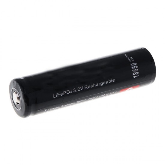 2PCS 3.2v 1800mah 18650 LiFePO4 Battery With Protected PCB + Battery Case