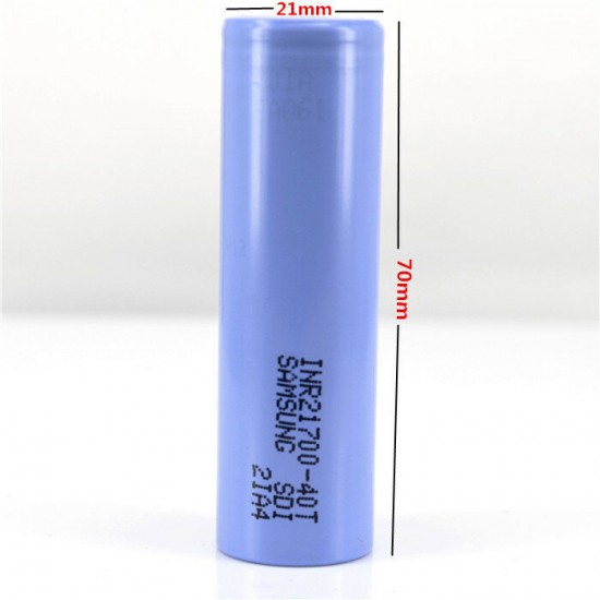 2Pcs New 4000mAh 35A 40T 21700 Power Battery Rechargeable Flashlight Lithium Battery (Flat Top Unprotected) 2Pcs New 4000mAh 35A 40T 21700 Power Battery Rechargeable Flashlight Lithium Battery (Flat Top Unprotected)