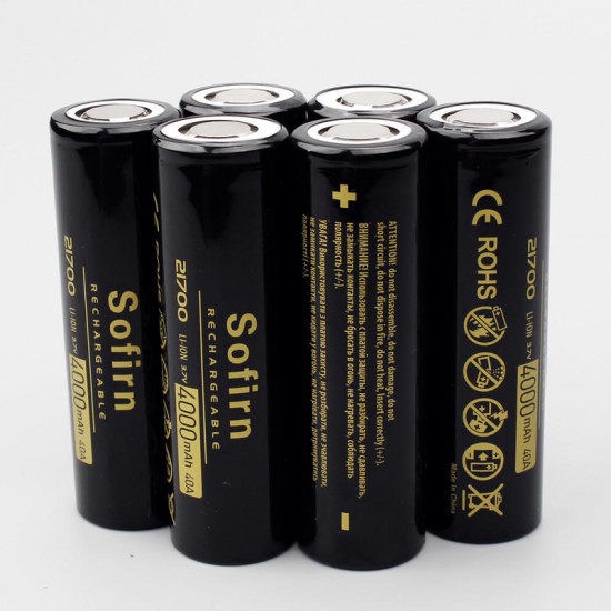 2Pcs 3.7V 40A 4000mAh 21700 Battery Lithium Ion Battery Rechargeable Batterry Li-ion Battery 21700 Cell 2Pcs 3.7V 40A 4000mAh 21700 Battery Lithium Ion Battery Rechargeable Batterry Li-ion Battery 21700 Cell
