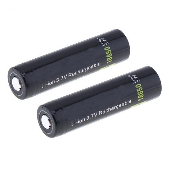 2Pcs 3.7v 3400mah 18650 Battery Protected High Discharge Li-ion Lithium Battery + Box for LED Flashlight Flash Light 2Pcs 3.7v 3400mah 18650 Battery Protected High Discharge Li-ion Lithium Battery + Box for LED Flashlight Flash Light