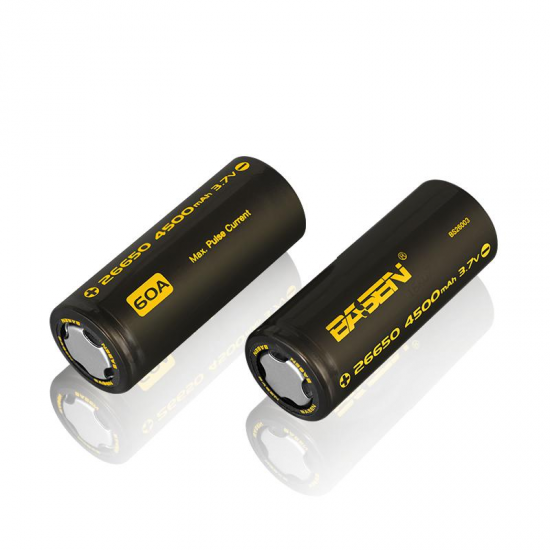 2pcs BS26003 26650 4500mah 3.7V 60A Unprotect Flat Top Rechargeable Li-ion Battery 2pcs BS26003 26650 4500mah 3.7V 60A Unprotect Flat Top Rechargeable Li-ion Battery