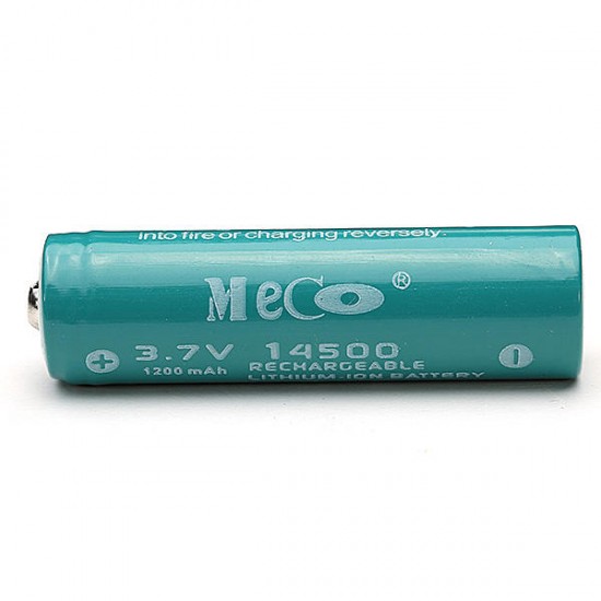 2pcs 3.7V 1200mAh Rechargeable 14500 Li-ion Battery 2pcs 3.7V 1200mAh Rechargeable 14500 Li-ion Battery