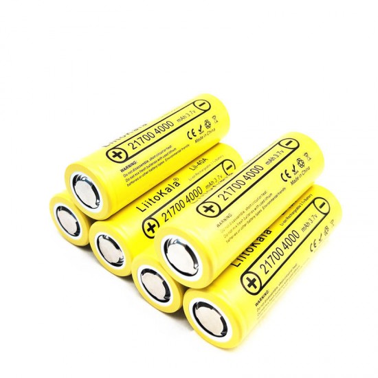 4PCS Lii-40A 21700 Battery 4000mah 3.7V 40A Rechargeable Li-Ni Battery 4PCS Lii-40A 21700 Battery 4000mah 3.7V 40A Rechargeable Li-Ni Battery