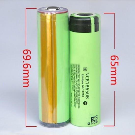 4PCS NCR18650B 3.7V 3400mAh Protected Rechargeable Lithium Battery 4PCS NCR18650B 3.7V 3400mAh Protected Rechargeable Lithium Battery