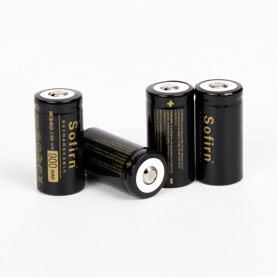 4Pcs 3.7v 900mAh 16340 Battery Li-ion Battery Rechargeable Battery lithium battery 4Pcs 3.7v 900mAh 16340 Battery Li-ion Battery Rechargeable Battery lithium battery