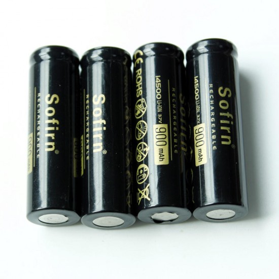 4Pcs 900mAh 14500 Battery Li-ion Batteries For LED Flashlight Camping Hunting 4Pcs 900mAh 14500 Battery Li-ion Batteries For LED Flashlight Camping Hunting