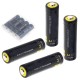 4Pcs 3.7v 800mah AA Li-ion Battery Protected High Discharge Rechargeable Battery + Box