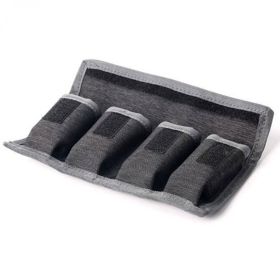 4Pockets Nylon Waterproof Camera Lithium Li Battery Holder Storage Pockets Pouch Bag for Digital Camera Battery AAA Battery 4Pockets Nylon Waterproof Camera Lithium Li Battery Holder Storage Pockets Pouch Bag for Digital Camera Battery AAA Battery
