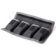 4Pockets Nylon Waterproof Camera Lithium Li Battery Holder Storage Pockets Pouch Bag for Digital Camera Battery AAA Battery 4Pockets Nylon Waterproof Camera Lithium Li Battery Holder Storage Pockets Pouch Bag for Digital Camera Battery AAA Battery
