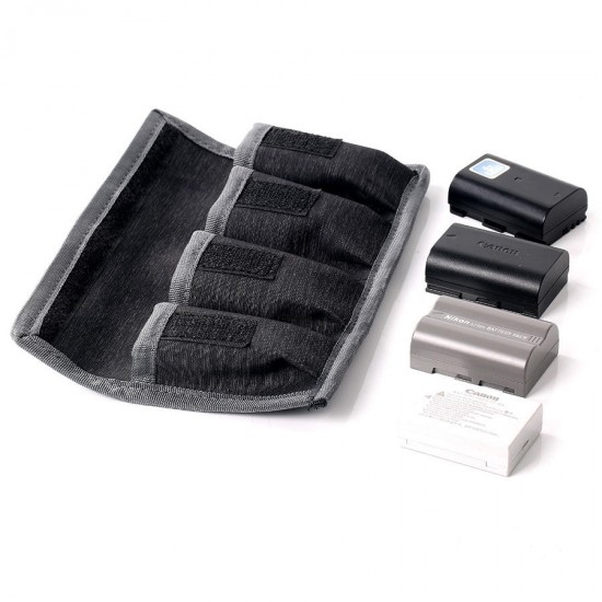 4Pockets Nylon Waterproof Camera Lithium Li Battery Holder Storage Pockets Pouch Bag for Digital Camera Battery AAA Battery 4Pockets Nylon Waterproof Camera Lithium Li Battery Holder Storage Pockets Pouch Bag for Digital Camera Battery AAA Battery