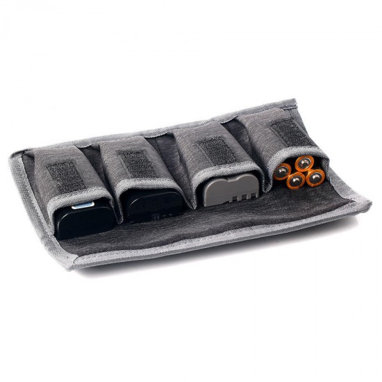 4Pockets Nylon Waterproof Camera Lithium Li Battery Holder Storage Pockets Pouch Bag for Digital Camera Battery AAA Battery 4Pockets Nylon Waterproof Camera Lithium Li Battery Holder Storage Pockets Pouch Bag for Digital Camera Battery AAA Battery