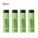 4pcs NCR18650B 3400mAH 3.7 V Unprotected Rechargeable Lithium Battery 4pcs NCR18650B 3400mAH 3.7 V Unprotected Rechargeable Lithium Battery
