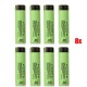 8pcs NCR18650B 3400mAH 3.7 V Unprotected Rechargeable Li-ion Battery