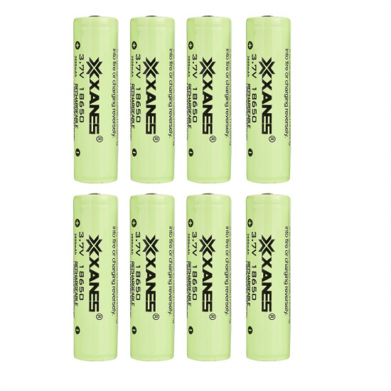 8pcs 3.7V 2600mAh Protected Rechargeable 18650 Li-ion Battery 8pcs 3.7V 2600mAh Protected Rechargeable 18650 Li-ion Battery