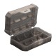 Plastic Battery Holder 2 Pcs 18650 Battery Storange Box Outdoor Hunting Camping Portable Battery Container