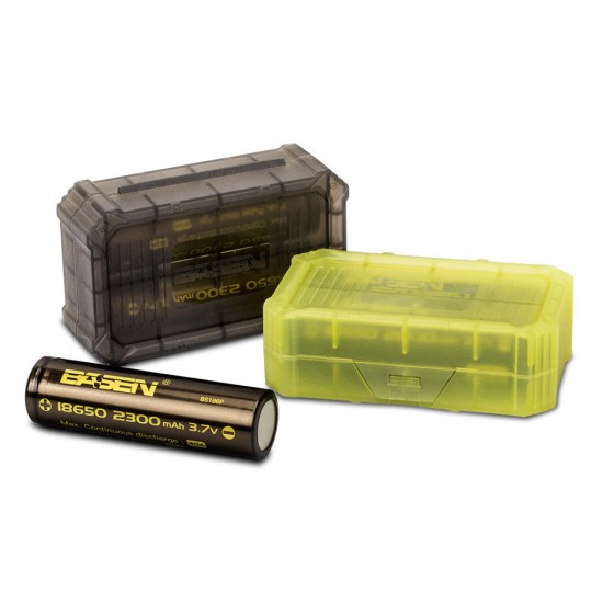 Plastic Battery Holder 2 Pcs 18650 Battery Storange Box Outdoor Hunting Camping Portable Battery Container