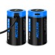 1.2AV 8000mAh Energizer Max D Batteries USB Rechargeable Six Protections Alkaline D Cell Batteries