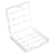 CR123A AA AAA Battery Case Holder Box Storage White