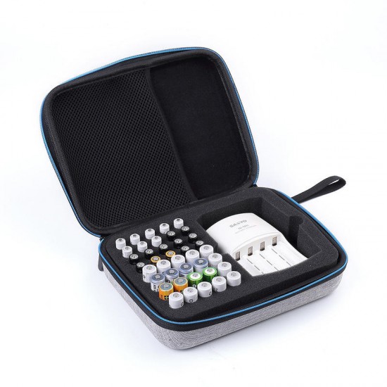 EVA Battery Holder NO.5 AAA Battery Storage Box EVA Battery Holder NO.5 AAA Battery Storage Box