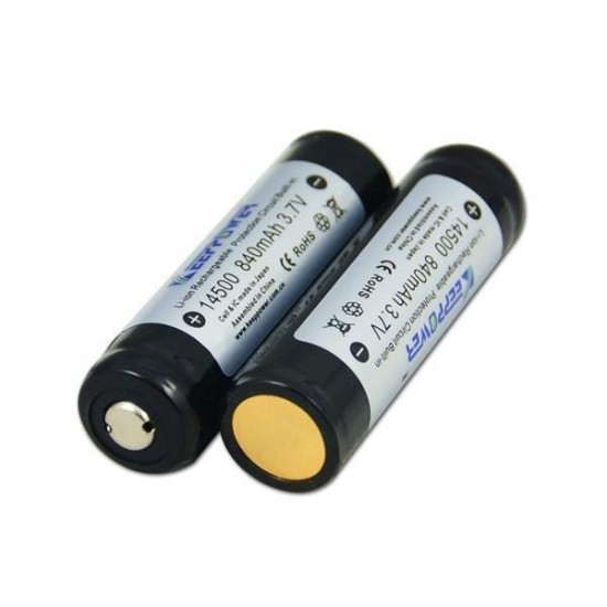 14500 840mAh Protected Rechargeable li-ion Battery