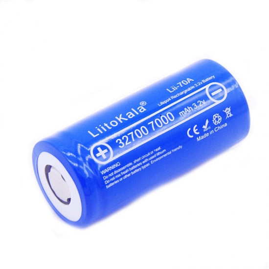 3.2V 32700 7000mAh Rechargerable Battery