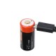NRB-L650 650mAh 3.7V USB Rechargeable Protected 16340 Li-ion Battery with LED Indicator NRB-L650 650mAh 3.7V USB Rechargeable Protected 16340 Li-ion Battery with LED Indicator