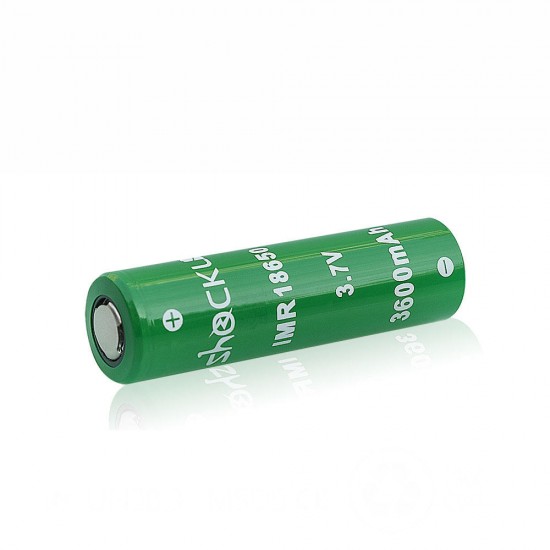 18650 3600mAh Flat Top High Drain 20A 3.7V Li-ion Rechargeable Battery For Flashlight E Cigs - 2PCS+Battery Case