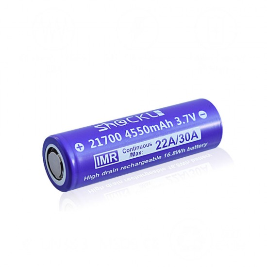 21700 Battery 4550mAh Flat top High Drain 22A 3.7V Li-ion Rechargeable Battery - 2PCS 21700 Battery 4550mAh Flat top High Drain 22A 3.7V Li-ion Rechargeable Battery - 2PCS