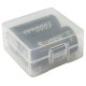 2x 18350 Battery Transparent Hard Plastic Storage Case Cover 2x 18350 Battery Transparent Hard Plastic Storage Case Cover