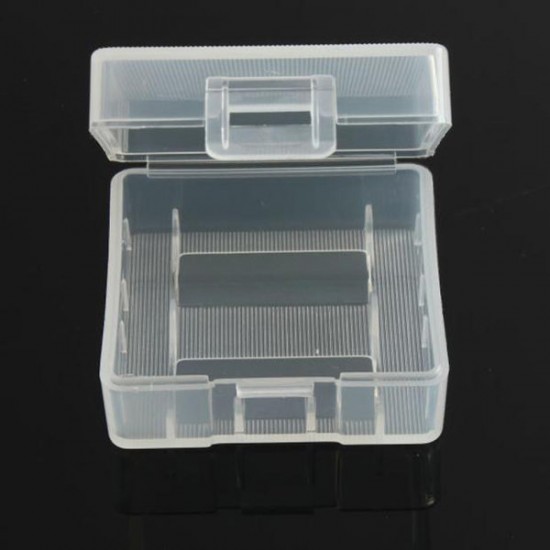 2x 18350 Battery Transparent Hard Plastic Storage Case Cover