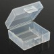 2x 18350 Battery Transparent Hard Plastic Storage Case Cover