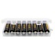 8x 18650 Battery Transparent Hard Plastic Storage Case Cover