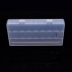 8x 18650 Battery Transparent Hard Plastic Storage Case Cover 8x 18650 Battery Transparent Hard Plastic Storage Case Cover
