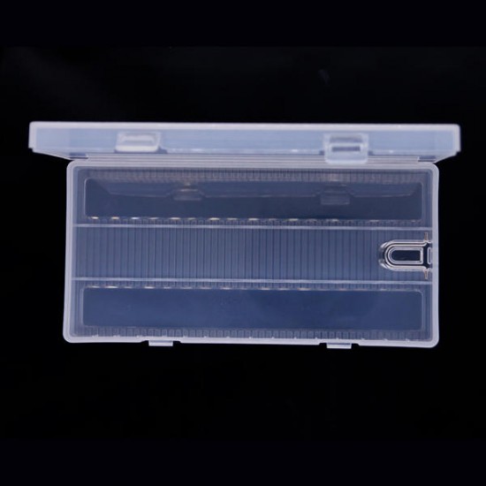 8x 18650 Battery Transparent Hard Plastic Storage Case Cover