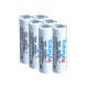 1 Pcs 2600mAh 18650 Battery 3.7V Protected Rechargeable Flashlight Power Camping Hunting Portable Li-ion Battery