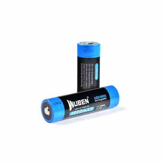 ABD4800 4800mAh 21700 Rechargeable Battery with Protected Board High Capacity Li-Battery For LED Flashlight