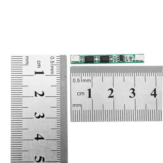 10pcs 1S 3.7V 4A li-ion BMS PCM 18650 Battery Protection Board PCB for 18650 lithium Battery Double MOS