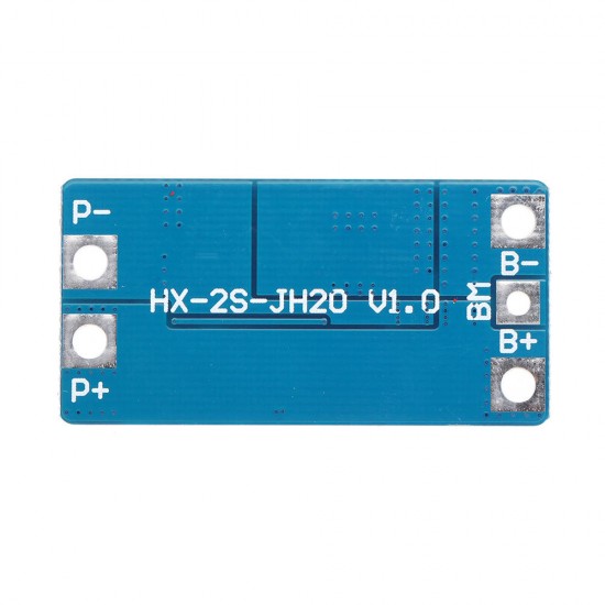 10pcs 2S 10A 7.4V 18650 Lithium Battery Protection Board 8.4V Balanced Function Overcharged Protection