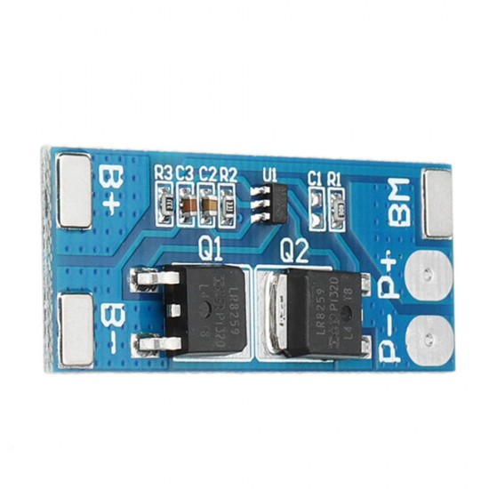 10pcs 2S 7.4V 8A Peak Current 15A 18650 Lithium Battery Protection Board With Over-Charge Discharge Protection Function