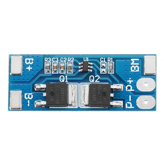 10pcs 2S 7.4V 8A Peak Current 15A 18650 Lithium Battery Protection Board With Over-Charge Discharge Protection Function