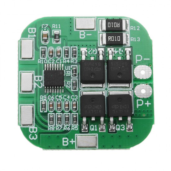 10pcs DC 14.8V / 16.8V 20A 4S Lithium Battery Protection Board BMS PCM Module For 18650 Lithium LicoO2 / Limn2O4 Short Circuit Protection