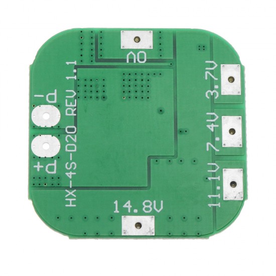 10pcs DC 14.8V / 16.8V 20A 4S Lithium Battery Protection Board BMS PCM Module For 18650 Lithium LicoO2 / Limn2O4 Short Circuit Protection