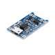 2Pcs TP4056 Micro USB 5V 1A Lithium Battery Charging Protection Board TE585 Lipo Charger Module