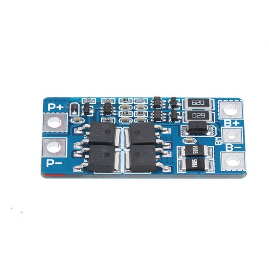 2S 10A 7.4V 18650 Lithium Battery Protection Board 8.4V Balanced Function Overcharged Protection