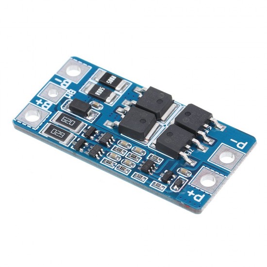 2S 10A 7.4V 18650 Lithium Battery Protection Board 8.4V Balanced Function Overcharged Protection