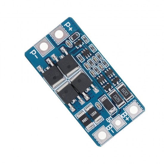 2S 10A 7.4V 18650 Lithium Battery Protection Board 8.4V Balanced Function Overcharged Protection